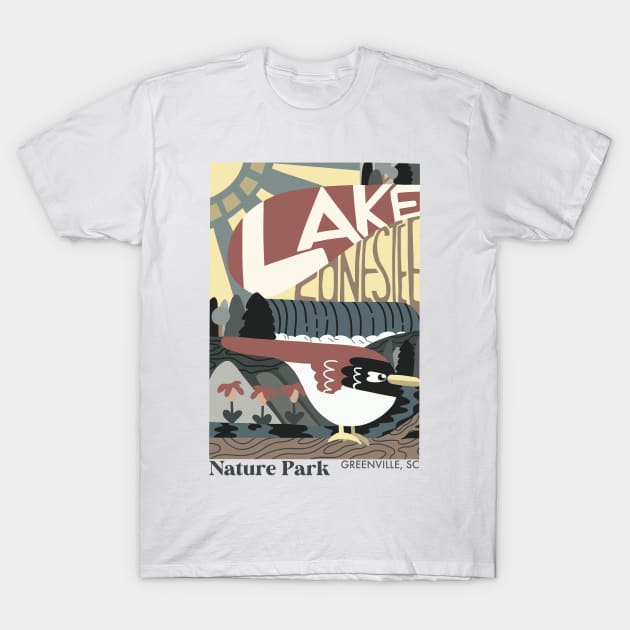 Lake Conestee Nature Park, Greenville SC T-Shirt by Weird_Bishop